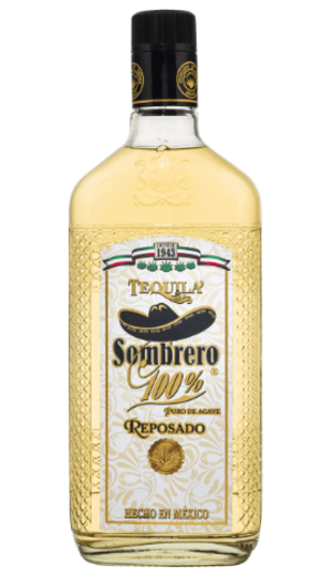 Tequila Sombrero, Reposado, 100% Puro De Agave, Mehhiko 38% 0,7l