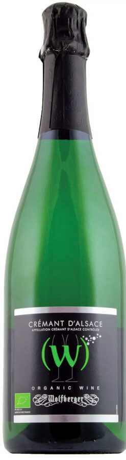 Vahuvein Cremant D`Alsace W (orgaaniline), Brut, Wolfberger, Prantsusmaa 12% 0,75l ETTETELLIMISEL!