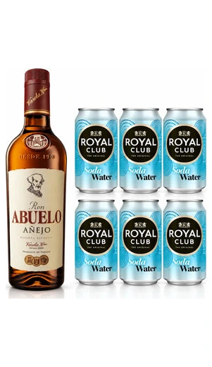 KOKTEILIKOMBO: Rumm Ron Abuelo Anejo Reserva Especial 0,7l + club soda ETTETELLIMISEL!
