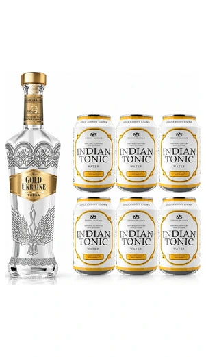 KOKTEILIKOMBO: Gold Vodka 0,5l + toonik ETTETELLIMISEL!
