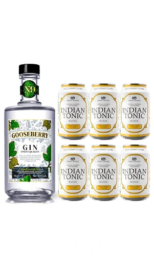 KOKTEILIKOMBO: N9, Gooseberry Gin, 0,7l + toonik ETTETELLIMISEL!